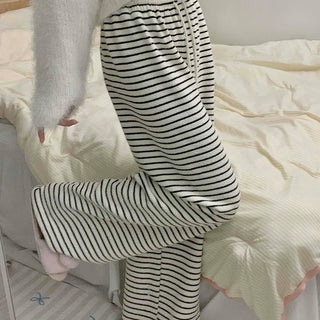 High-Waisted Border Drawstring Maxi Training Pants