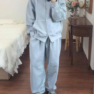 Soft Pigment Drawstring Wide Fit Sweatpants
