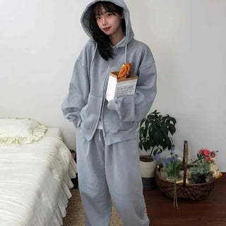 Soft Pigment Drawstring Wide Fit Sweatpants