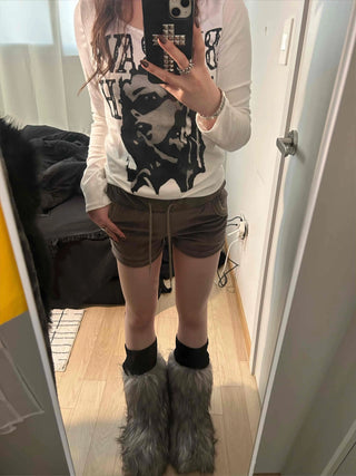 Military Cargo Pocket Drawstring Shorts