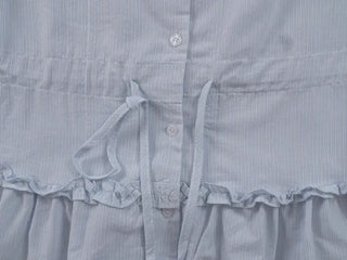 Roca Frill Ribbon Puff Blouse