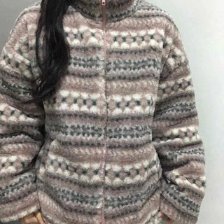 Nordic Fleece String Zip-up