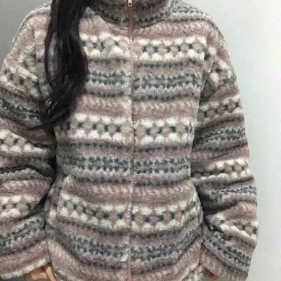 Nordic Fleece String Zip-up