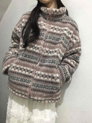 Nordic Fleece String Zip-up