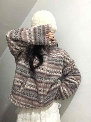 Nordic Fleece String Zip-up