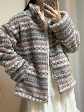 Nordic Fleece String Zip-up