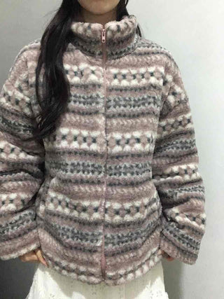 Nordic Fleece String Zip-up