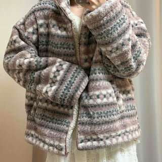 Nordic Fleece String Zip-up