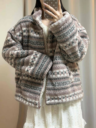 Nordic Fleece String Zip-up