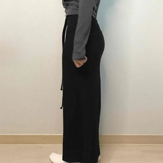 Relaxed Sweat Pocket Elastic Waist I-Line Maxi Skirt