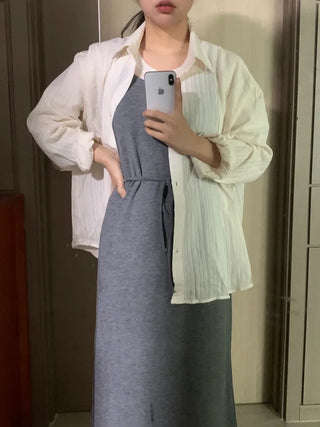 Tomo Loose Fit Long Sleeve Shirt