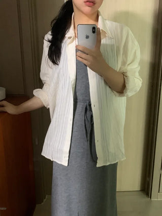 Tomo Loose Fit Long Sleeve Shirt