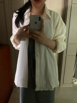 Tomo Loose Fit Long Sleeve Shirt
