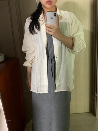 Tomo Loose Fit Long Sleeve Shirt