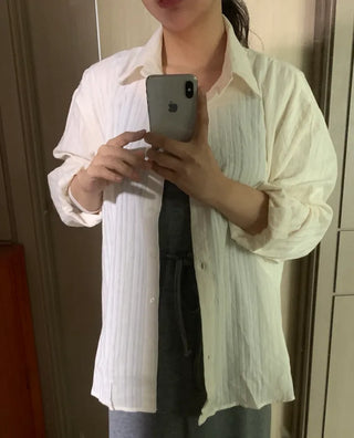 Tomo Loose Fit Long Sleeve Shirt