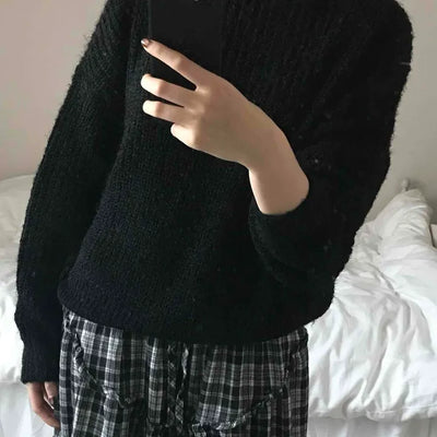 Cozy Heather Off-Shoulder Fluffy Knit