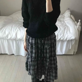 Cozy Heather Off-Shoulder Fluffy Knit