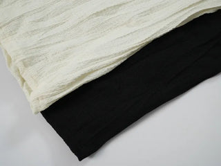 Tiru Pleated Half Turtleneck Tee