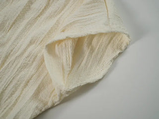 Tiru Pleated Half Turtleneck Tee