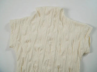 Tiru Pleated Half Turtleneck Tee