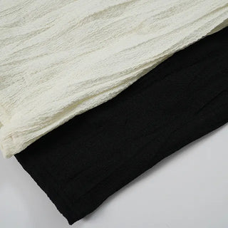 Tiru Pleated Half Turtleneck Tee