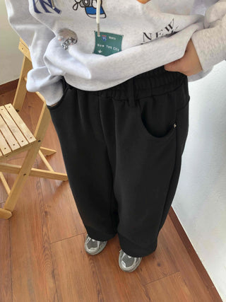 Campus Vintage Straight High-Waisted Slacks
