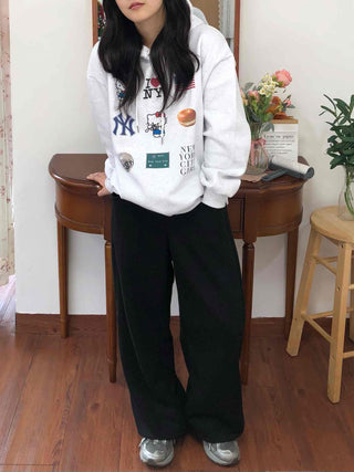 Campus Vintage Straight High-Waisted Slacks