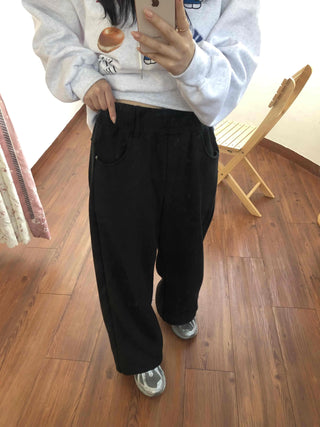 Campus Vintage Straight High-Waisted Slacks
