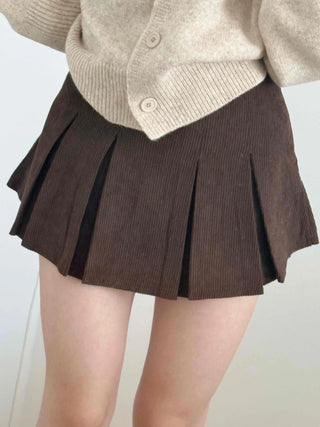 Everyday Simple Roll-up Elastic Banded Flare Mini Skirt