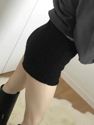Cotton Fleece Oversized Long Sleeve Shirt and Shorts