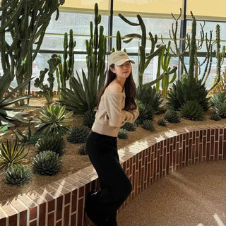 Campus Mood Semi-Bootcut Slacks Long Pants