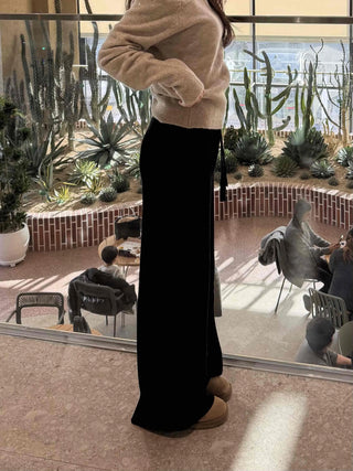Campus Mood Semi-Bootcut Slacks Long Pants