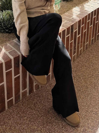 Campus Mood Semi-Bootcut Slacks Long Pants
