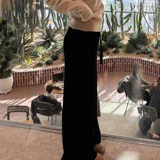 Campus Mood Semi-Bootcut Slacks Long Pants