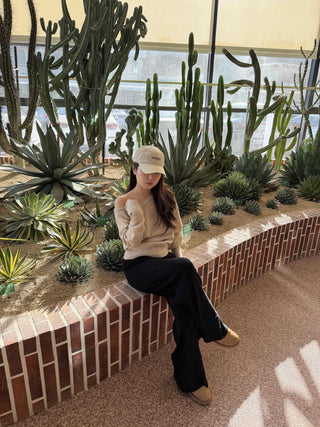 Campus Mood Semi-Bootcut Slacks Long Pants