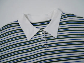 Dako Multi Stripe Over Collared Tee