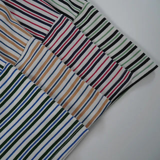 Dako Multi Stripe Over Collared Tee