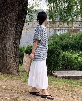 Dako Multi Stripe Over Collared Tee