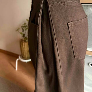 Color Block Two-Tone Wide Long Pants