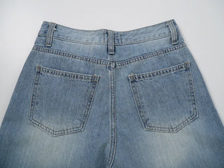 Mishu Catwashed Flickering Summer Wide Denim