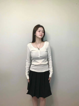 Velvet Tension High-Waisted Flare Midi Skirt