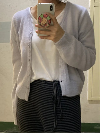 Soft Perfect Fit V-Neck Short Cardigan