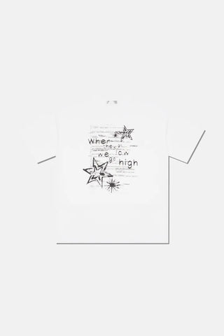 Baru Lettering Print Boxy Fit Short Sleeve T-shirt