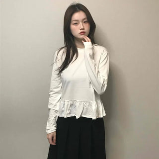 Basic Pleated Midi Skirt
