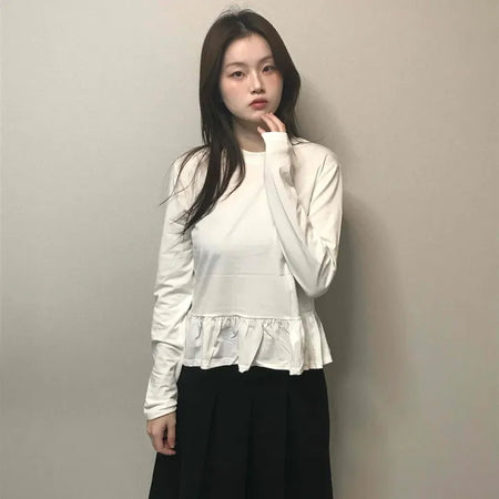 Basic Pleated Midi Skirt
