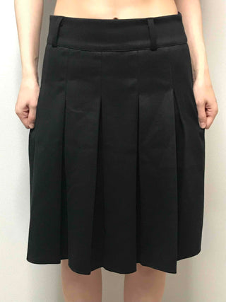 Basic Pleated Midi Skirt