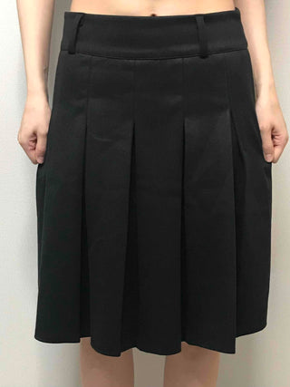 Basic Pleated Midi Skirt