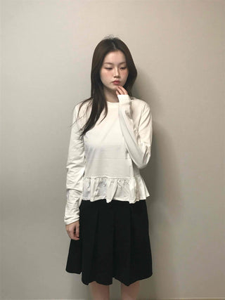 Basic Pleated Midi Skirt