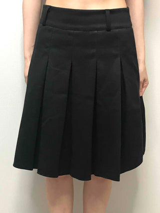 Basic Pleated Midi Skirt
