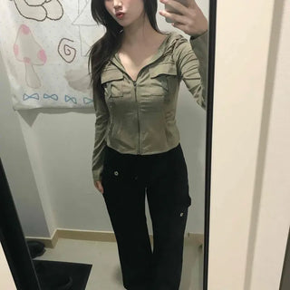 Simple Minimal Slim Bootcut Long Pants
